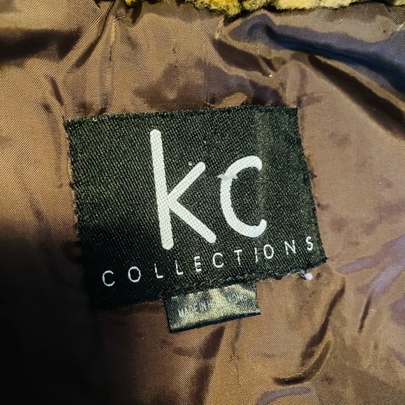 Girls Leopard Coat Large - Picture 3 of 10